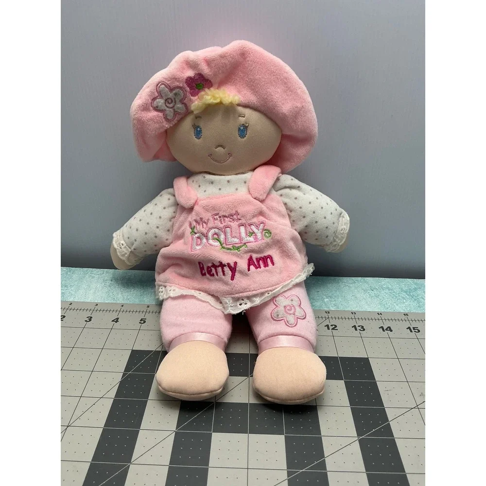 Baby GUND My First Dolly Betty Ann Pink Plush Soft Doll 6047446 12 Inch